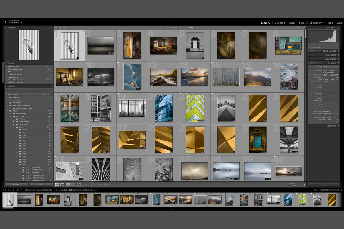 Lightroom Quick Collection: Witness your improvement